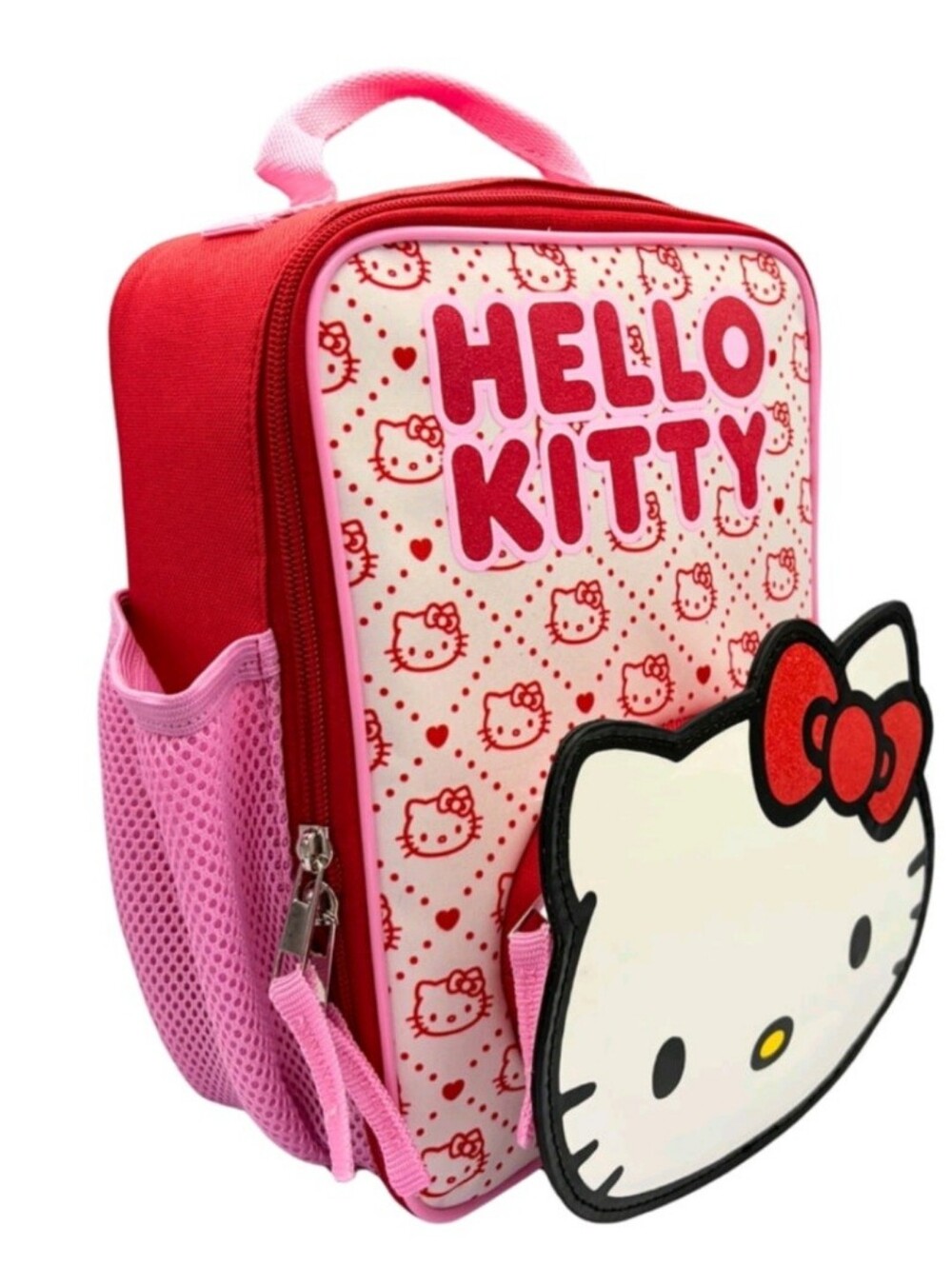 Hello Kitty Red and Pink Character Lunch Tote